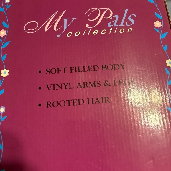 Vintage GiGo Toys My Pals Collection Doll Red Blue Green Striped 12 inch NIB - Picture 4 of 10